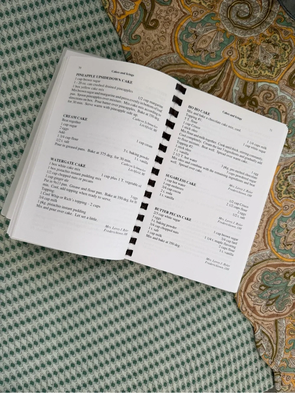 New Vintage Amish Cookbook The Amish Cookbook Spiral-Bound Recipe Book